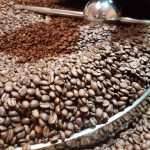Kühlen der Kaffeebohnen